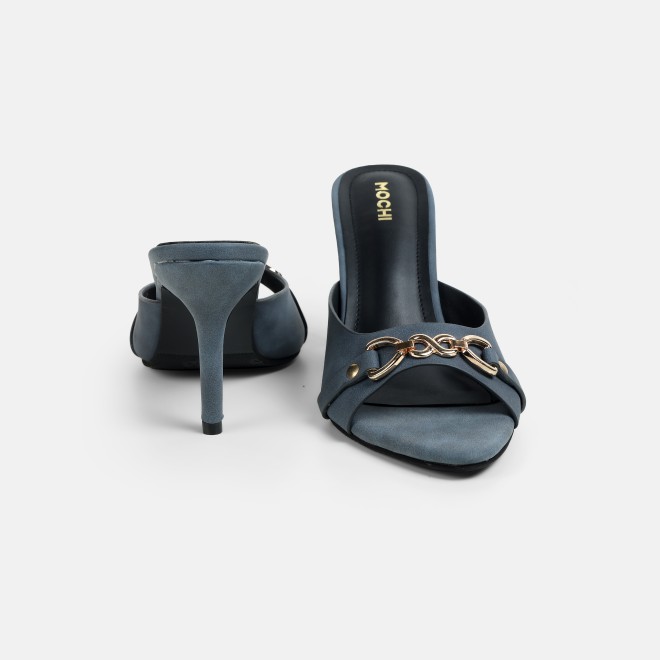 Mochi Women Black Casual Slip Ons (SKU: 40-467-11-36)