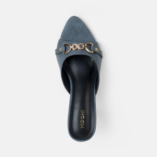 Mochi Women Black Casual Slip Ons (SKU: 40-467-11-36)