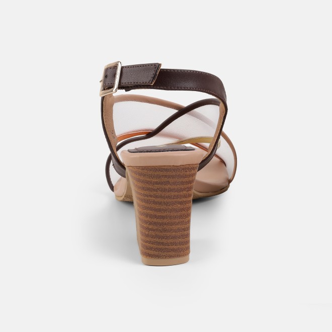 Mochi Women Beige Casual Sandals (SKU: 40-468-20-36)