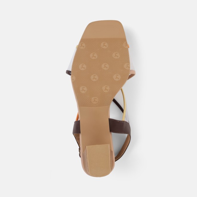 Mochi Women Beige Casual Sandals (SKU: 40-468-20-36)