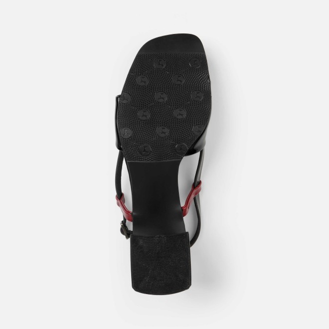 Mochi Women Black Casual Sandals (SKU: 40-472-11-36)