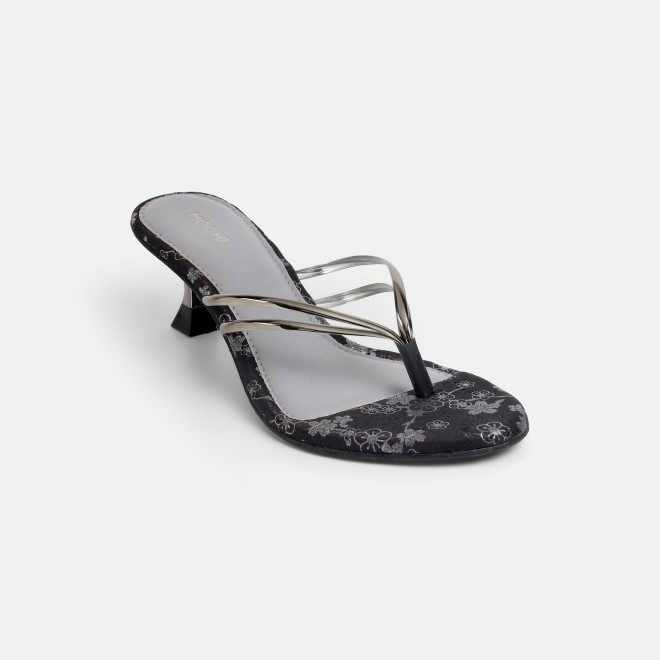 Mochi Women Gun-metal Casual Slip Ons (SKU: 40-474-29-36)