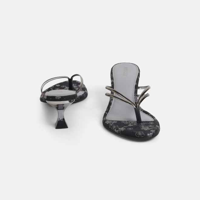 Mochi Women Gun-metal Casual Slip Ons (SKU: 40-474-29-36)