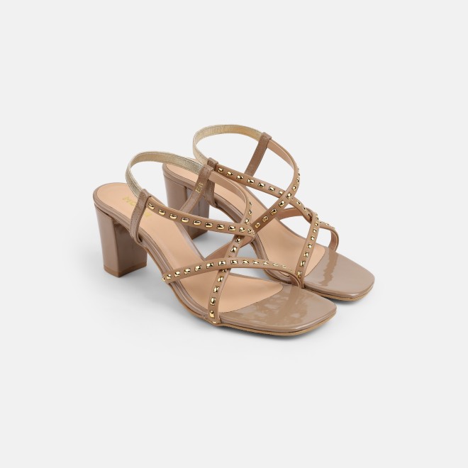 Mochi Women Beige-multi Casual Sandals (SKU: 40-476-63-36)