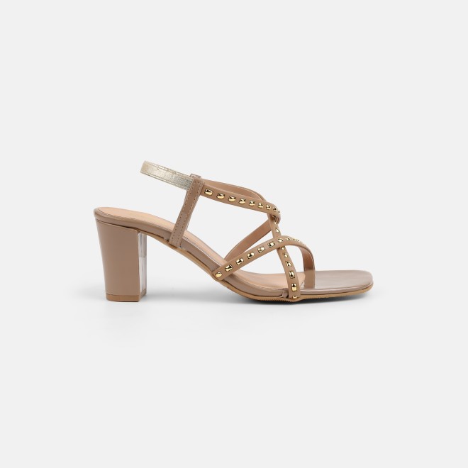 Mochi Women Beige-multi Casual Sandals (SKU: 40-476-63-36)