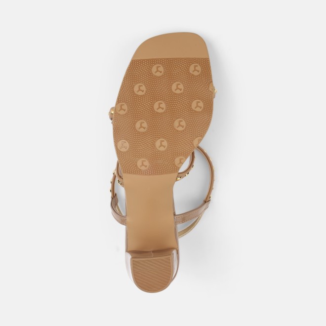 Mochi Women Beige-multi Casual Sandals (SKU: 40-476-63-36)