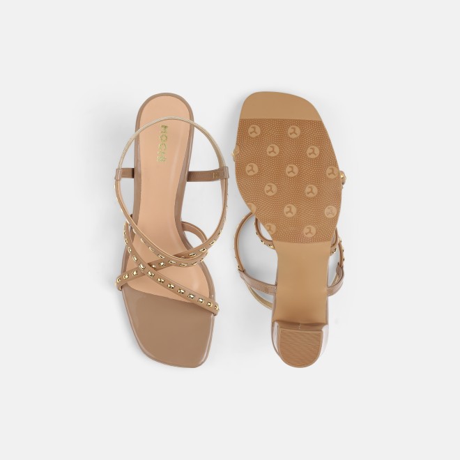 Mochi Women Beige-multi Casual Sandals (SKU: 40-476-63-36)