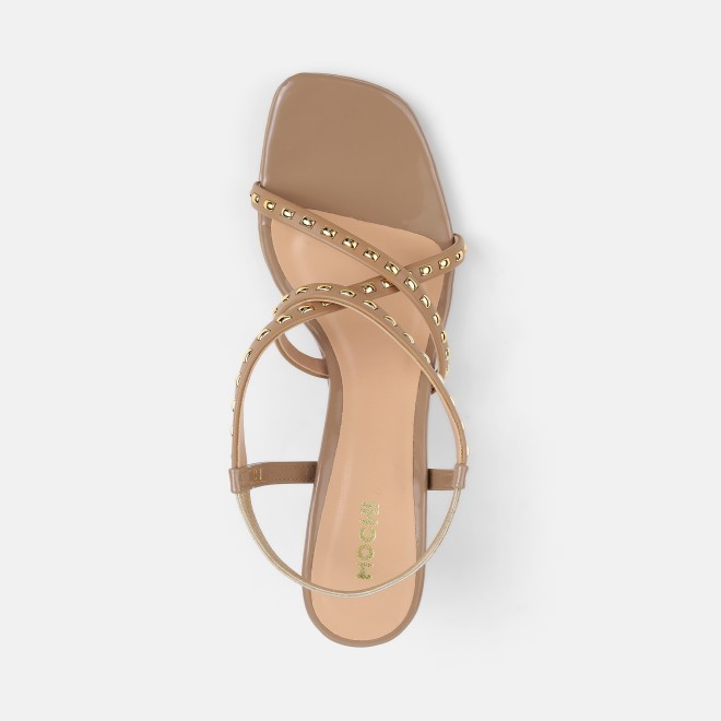 Mochi Women Beige-multi Casual Sandals (SKU: 40-476-63-36)