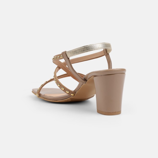 Mochi Women Beige-multi Casual Sandals (SKU: 40-476-63-36)