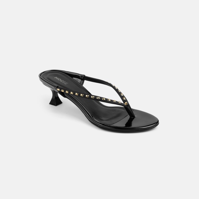 Mochi Women Black Casual Slip Ons (SKU: 40-477-11-39)
