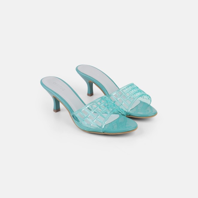 Mochi Women Green Casual Slip Ons (SKU: 40-480-21-36)