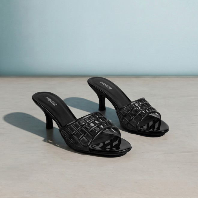 Women Black Casual Slip Ons