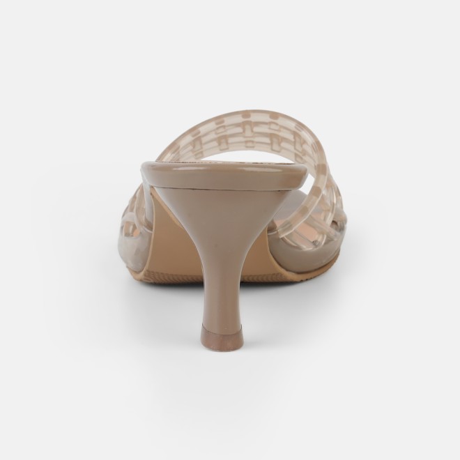 Mochi Women Beige Casual Slip Ons (SKU: 40-480-20-36)