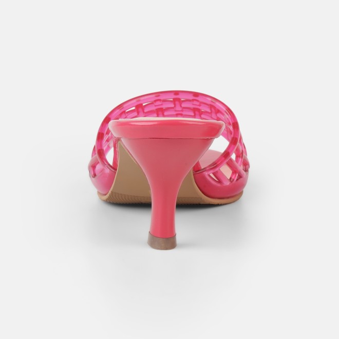 Mochi Women Pink Casual Slip Ons (SKU: 40-480-24-36)