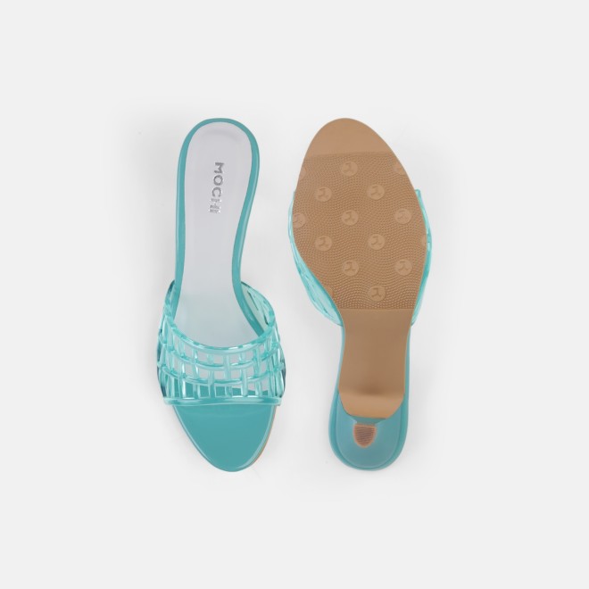 Mochi Women Green Casual Slip Ons (SKU: 40-480-21-36)