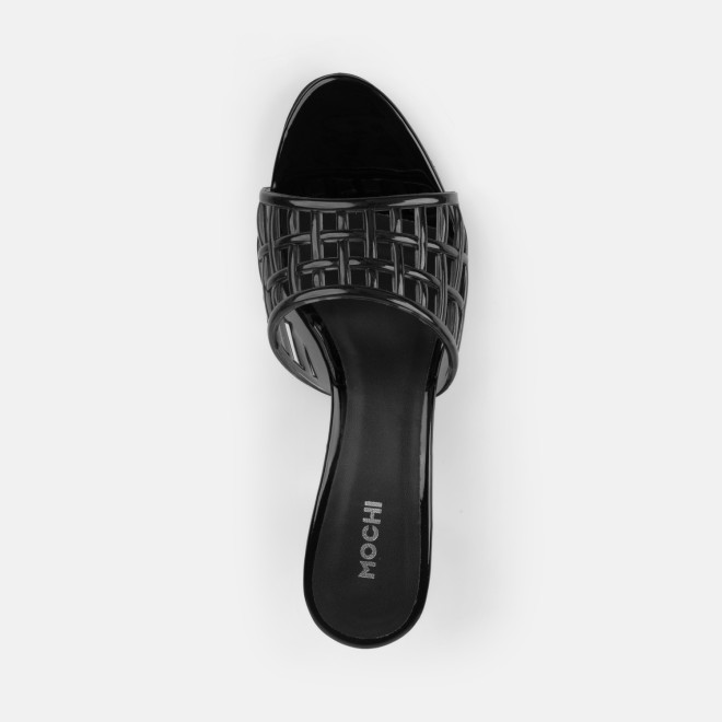 Mochi Women Black Casual Slip Ons (SKU: 40-480-11-36)