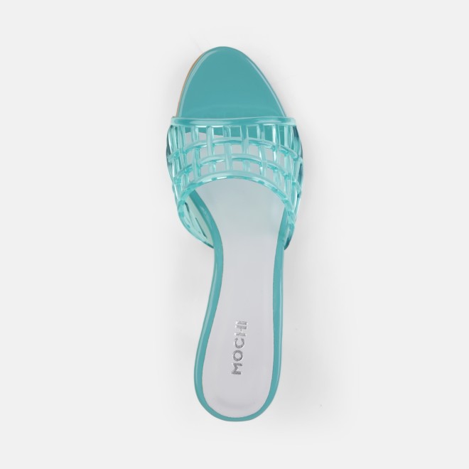 Mochi Women Green Casual Slip Ons (SKU: 40-480-21-36)
