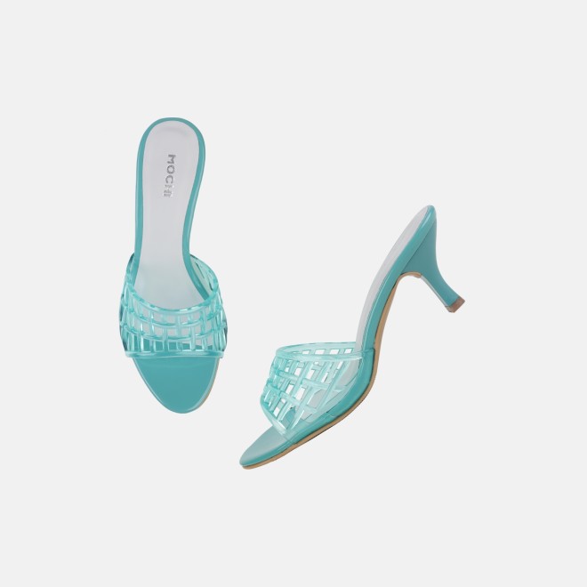 Mochi Women Green Casual Slip Ons (SKU: 40-480-21-36)