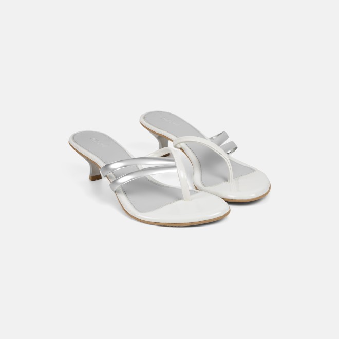 Mochi Women White Casual Slip Ons (SKU: 40-483-16-36)