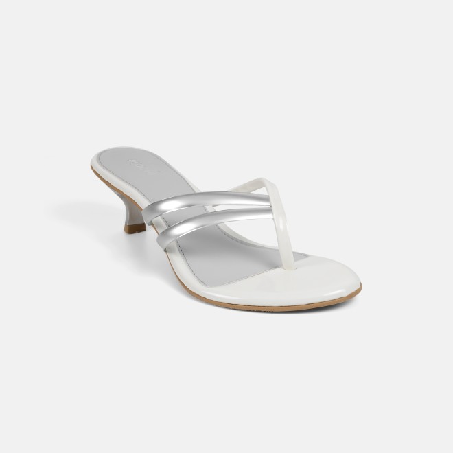 Mochi Women White Casual Slip Ons (SKU: 40-483-16-36)