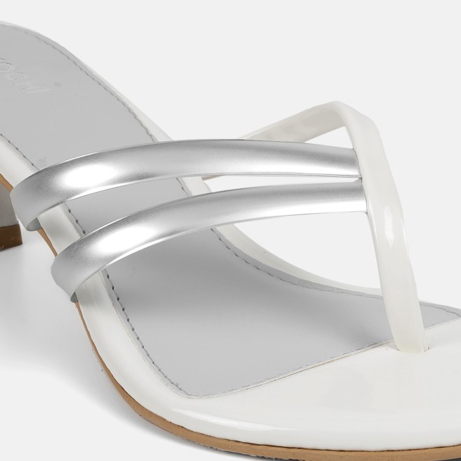 Mochi Women White Casual Slip Ons (SKU: 40-483-16-36)
