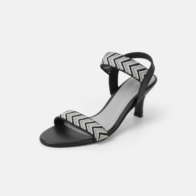 Mochi Women Black Casual Sandals (SKU: 40-484-11-36)