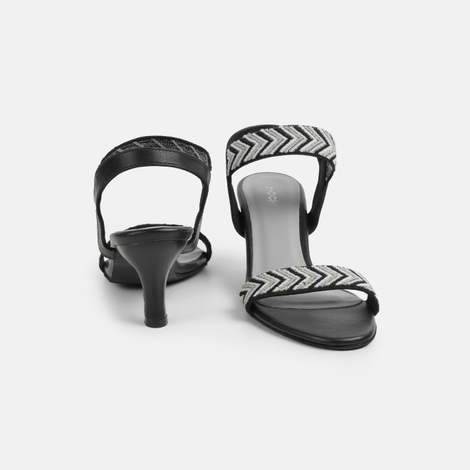 Mochi Women Black Casual Sandals (SKU: 40-484-11-36)