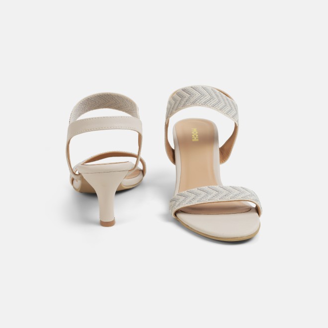 Mochi Women Beige Casual Sandals (SKU: 40-484-20-36)