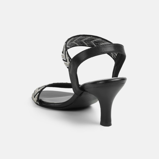 Mochi Women Black Casual Sandals (SKU: 40-484-11-36)