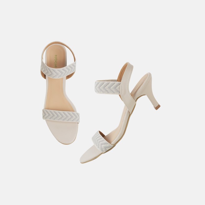 Mochi Women Beige Casual Sandals (SKU: 40-484-20-36)