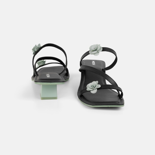 Mochi Women Black Casual Slip Ons (SKU: 40-487-11-36)