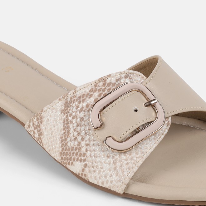 Mochi Women Beige Casual Slip Ons (SKU: 40-488-20-36)