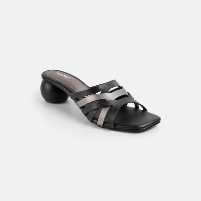 Women Black Casual Slip Ons
