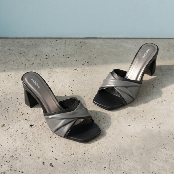 Women Black Casual Slip Ons