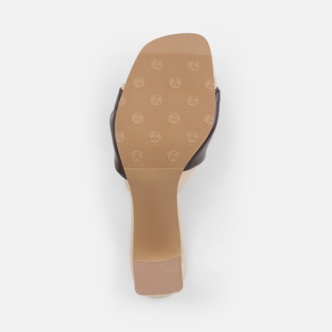 Mochi Women Beige Casual Slip Ons (SKU: 40-493-20-36)
