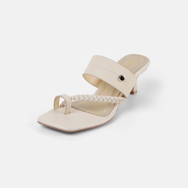 Mochi Women Beige Casual Slip Ons (SKU: 40-497-20-37)
