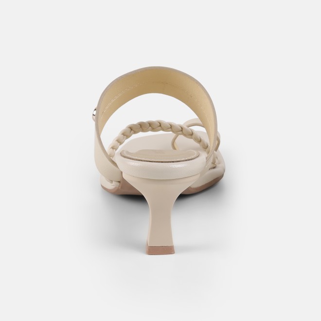 Mochi Women Beige Casual Slip Ons (SKU: 40-497-20-37)