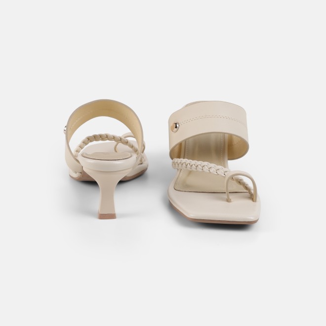 Mochi Women Beige Casual Slip Ons (SKU: 40-497-20-37)