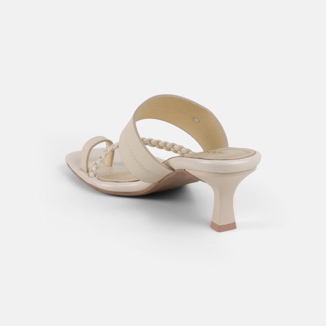 Mochi Women Beige Casual Slip Ons (SKU: 40-497-20-37)