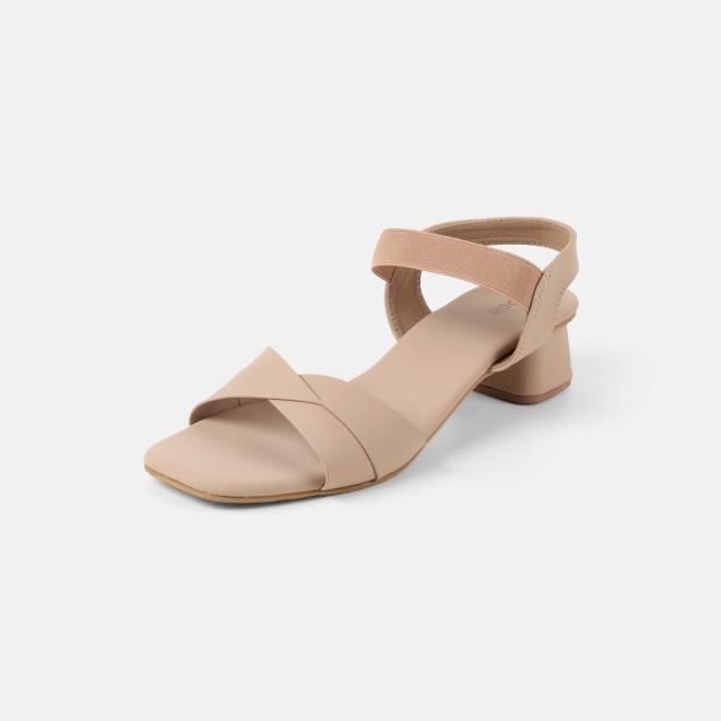 Mochi Women Beige Casual Sandals (SKU: 40-500-20-36)