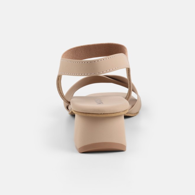 Mochi Women Beige Casual Sandals (SKU: 40-500-20-36)