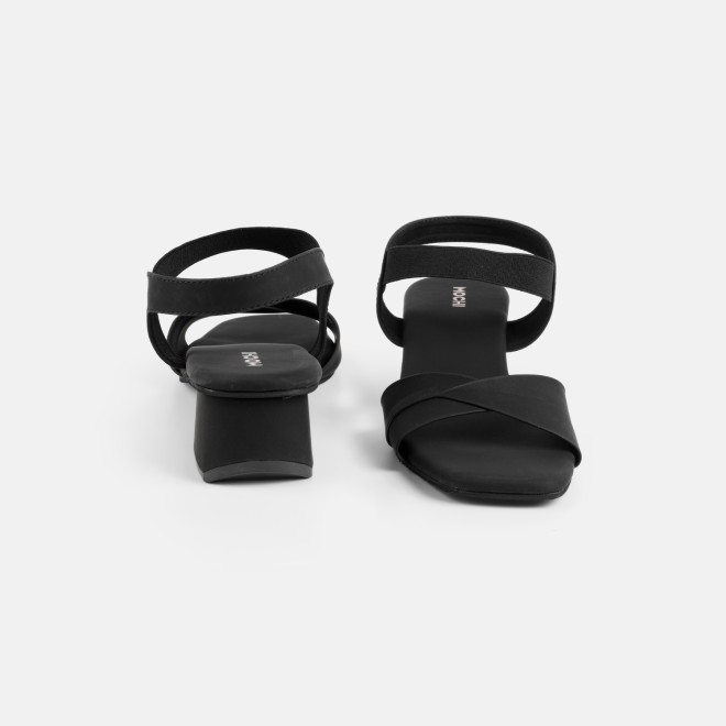 Mochi Women Black Casual Sandals (SKU: 40-500-11-37)