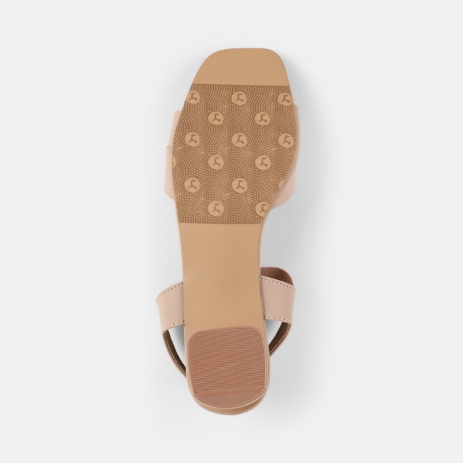 Mochi Women Beige Casual Sandals (SKU: 40-500-20-36)