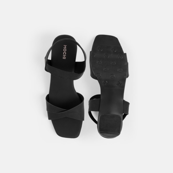 Mochi Women Black Casual Sandals (SKU: 40-500-11-37)