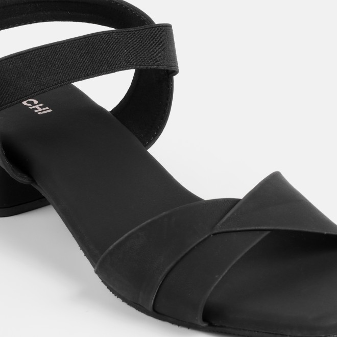 Mochi Women Black Casual Sandals (SKU: 40-500-11-37)