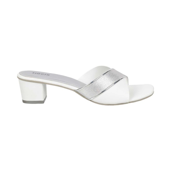 Mochi Women White Casual Sandals (SKU: 40-53-16-36)