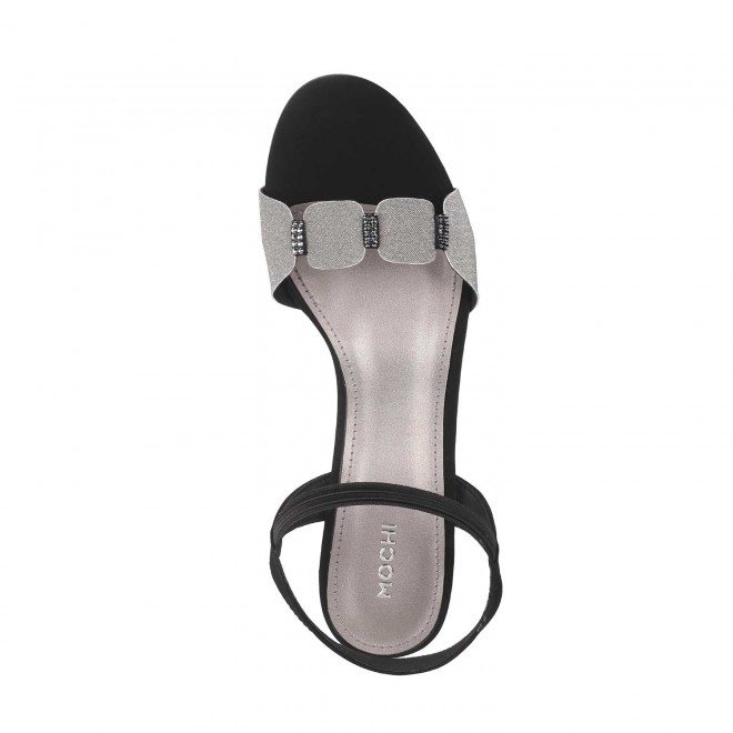 Mochi Women Black Party Sandals (SKU: 40-55-11-36)