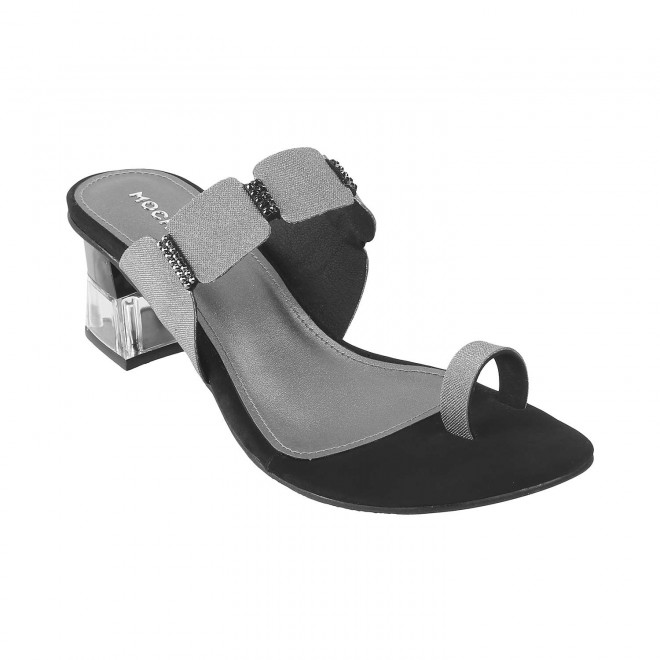 Mochi Women Black Ethnic Sandals (SKU: 40-56-11-36)