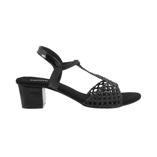 Mochi Women Black Casual Sandals (SKU: 40-7-11-36)