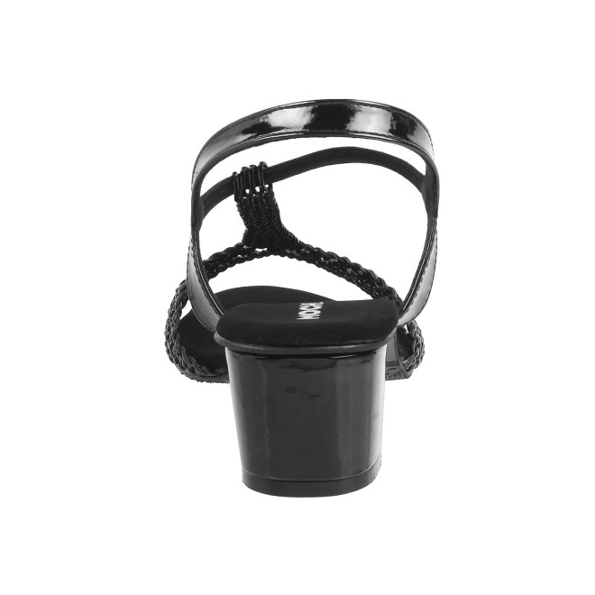 Mochi Women Black Casual Sandals (SKU: 40-7-11-36)
